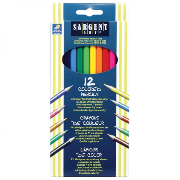 Sargent Art® Colored Pencils, 12 Colors