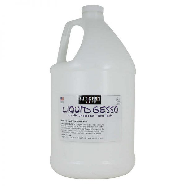 Sargent Art® Extra Thick Liquid Gesso Acrylic Undercoat, 1 gal.