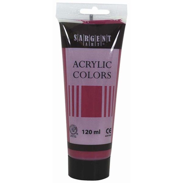 Sargent Art® Acrylic Paint Tube, 120 ml, Alizarin Crimson