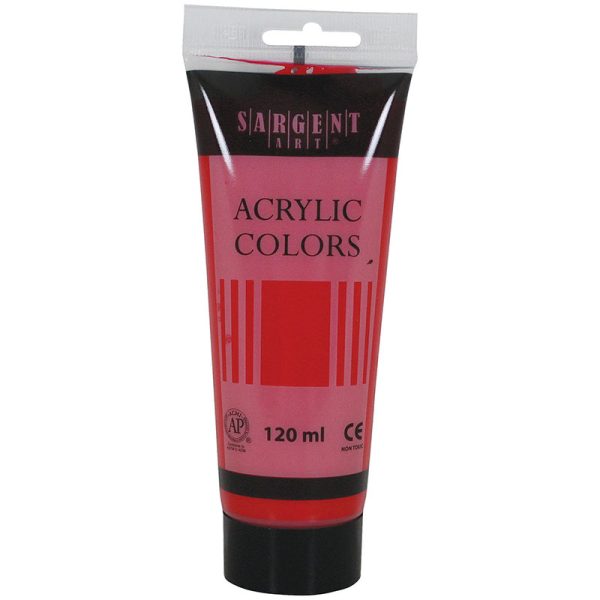 Sargent Art® Acrylic Paint Tube, 120 ml, Scarlet Lake