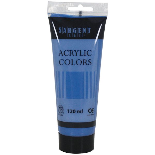 Sargent Art® Acrylic Paint Tube, 120 ml, Primary Cyan
