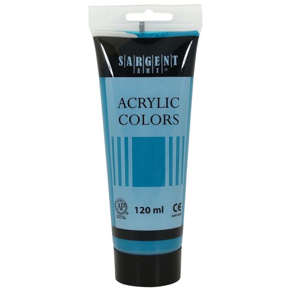 Sargent Art® Acrylic Paint Tube, 120 ml, Pthalo Turquoise