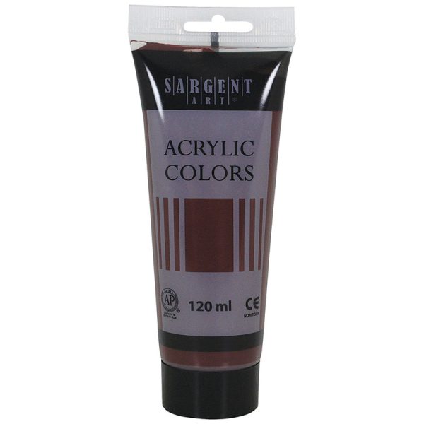 Sargent Art® Acrylic Paint Tube, 120 ml, Burnt Umber