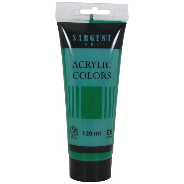 Sargent Art® Acrylic Paint Tube, 120 ml, Pthalo Emerald Green