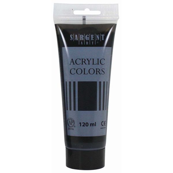 Sargent Art® Acrylic Paint Tube, 120 ml, Mars Black