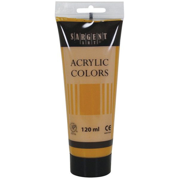 Sargent Art® Acrylic Paint Tube, 120 ml, Yellow Ochre