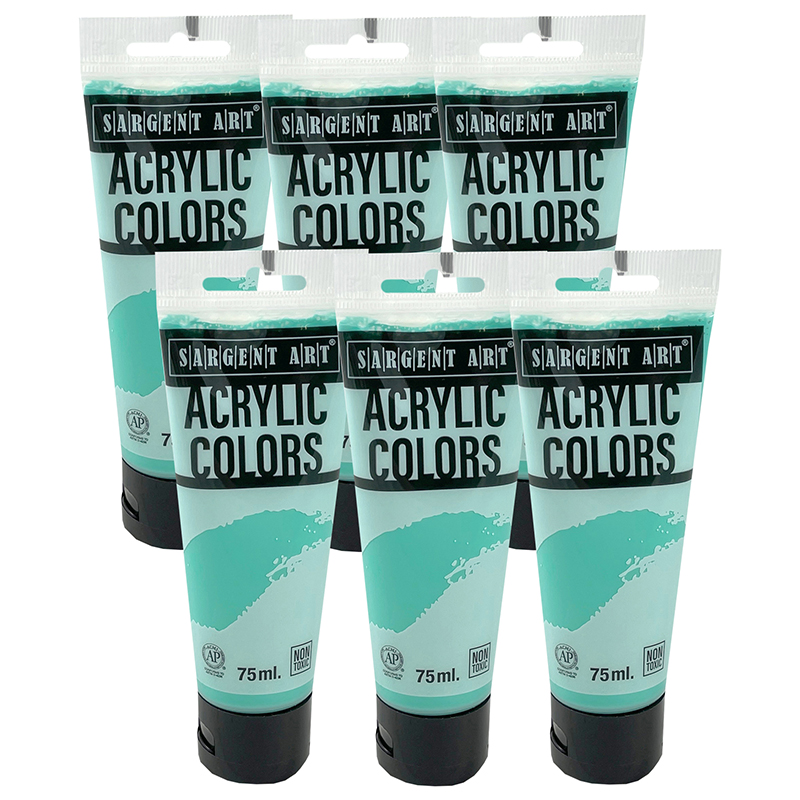 TeachersParadise Sargent Art® Acrylic Paint Tube, 120 ml, Viridian