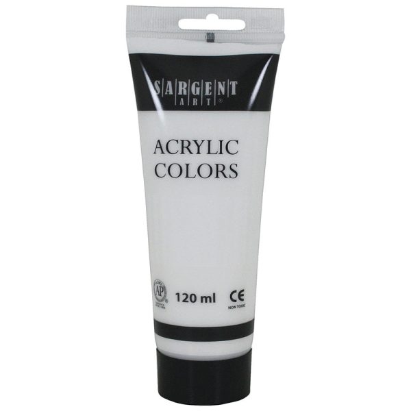 Sargent Art® Acrylic Paint Tube, 120 ml, Titanium White