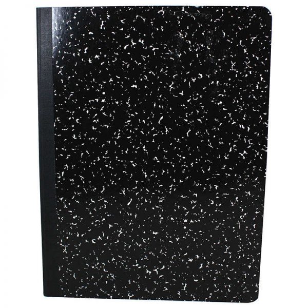 Sargent Art® Grid Composition Book, 3/16" Grid, 7.5" x 9.75", 100 Sheets, Black