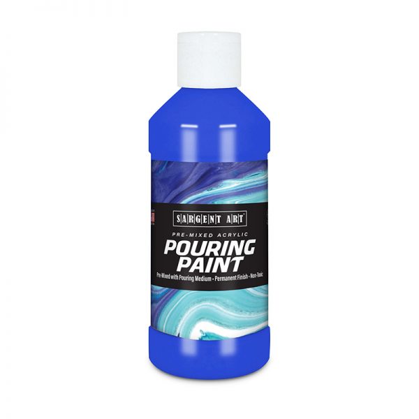 Sargent Art Acrylic Pouring Paint, 8 oz, Ultramarine Blue