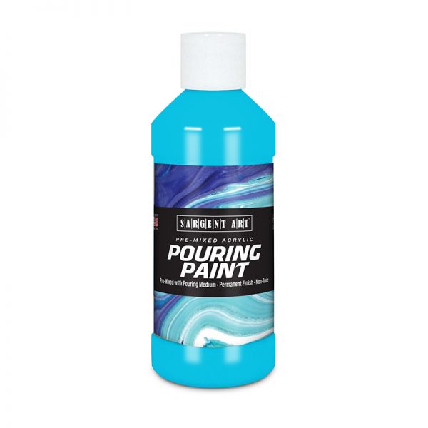 Sargent Art Acrylic Pouring Paint, 8 oz, Spectral Blue