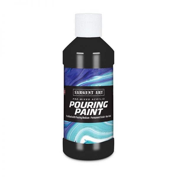 Sargent Art Acrylic Pouring Paint, 8 oz, Black