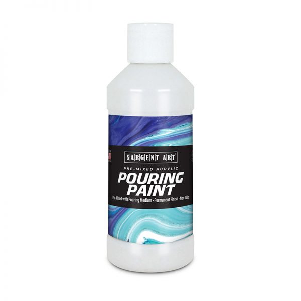 Sargent Art Acrylic Pouring Paint, 8 oz, White