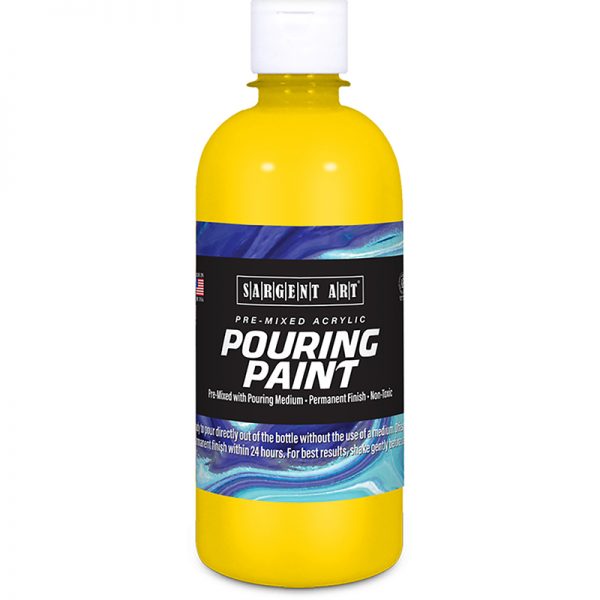 Sargent Art Acrylic Pouring Paint, 16 oz, Yellow