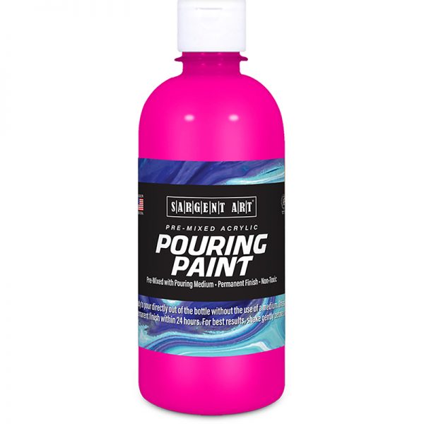 Sargent Art Acrylic Pouring Paint, 16 oz, Magenta