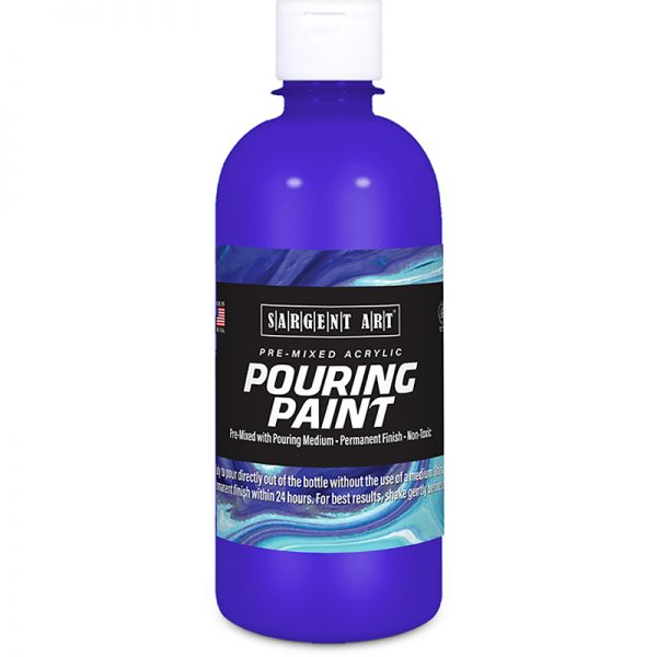 Sargent Art Acrylic Pouring Paint, 16 oz, Ultramarine Blue