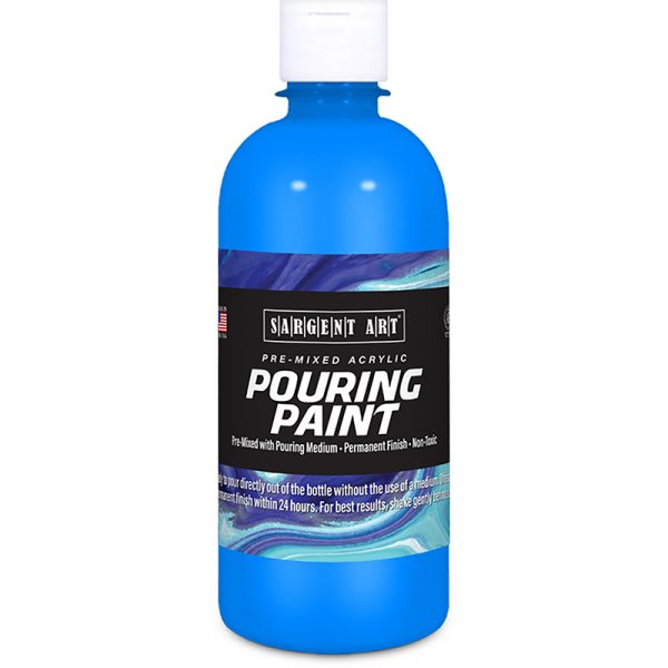 Sargent Art Acrylic Pouring Paint, 16 oz, Spectral Blue
