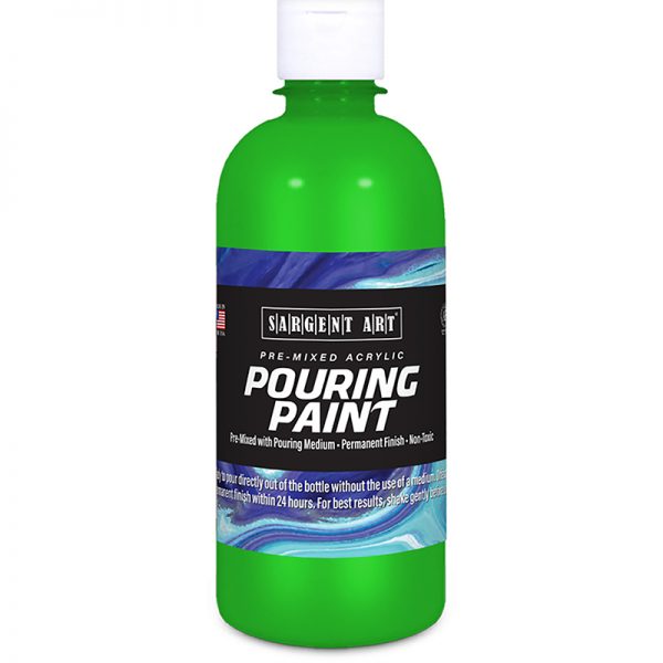 Sargent Art Acrylic Pouring Paint, 16 oz, Green