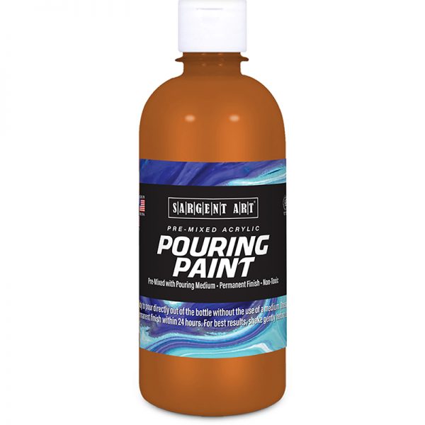 Sargent Art Acrylic Pouring Paint, 16 oz, Brown