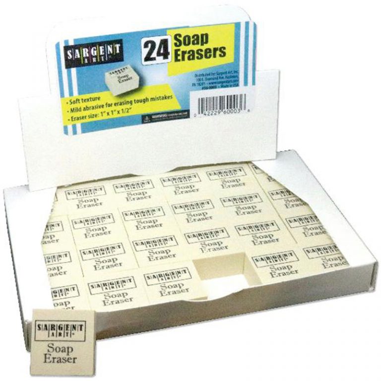 Sargent Art® Soap Erasers, Pack of 24