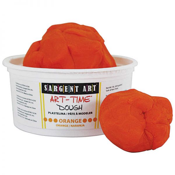Sargent Art® Art-Time® Dough, 1 lb Tub, Orange