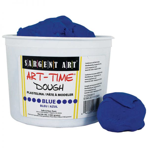 Sargent Art® Art-Time® Dough, Blue, 3 lbs.