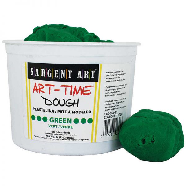 Sargent Art® Art-Time® Dough, Green, 3 lbs.