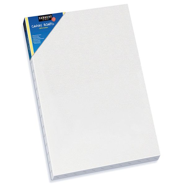 Sargent Art® Stretched Canvas, 100% Cotton, Double Primed, 16" x 20"