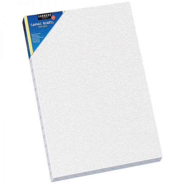 Sargent Art® 100% Cotton Stretched Canvas, Double Primed, 12" x 16"
