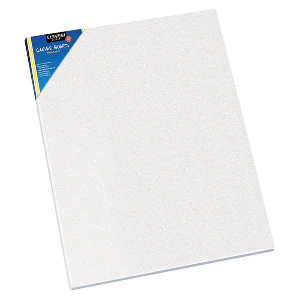 Sargent Art® Canvas Panel, 100% Cotton, 16" x 20"
