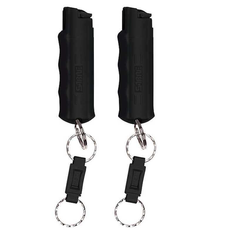 TeachersParadise SABRE Black Hard Case Pepper Spray, Pack of 2