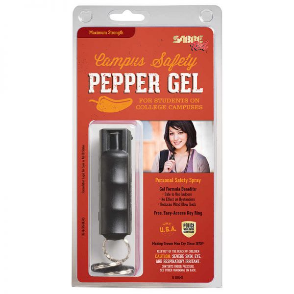 SABRE Black Hard Case Campus Safety Gel