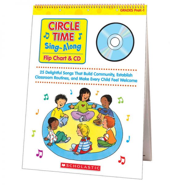 Scholastic Circle Time Sing Along Flip Chart & CD