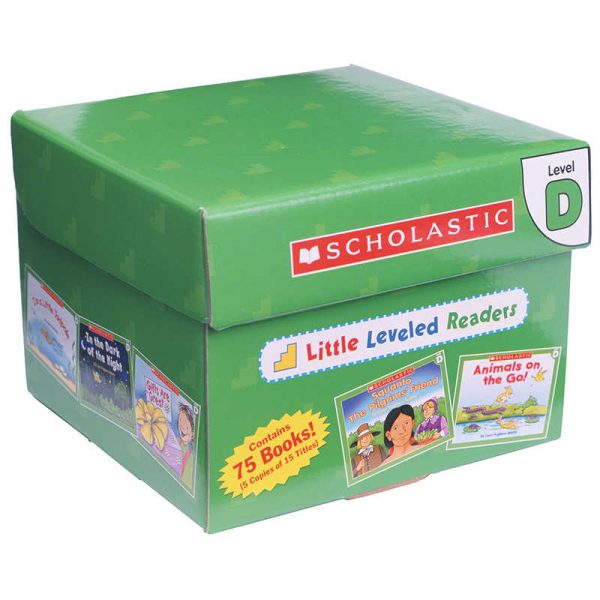 Scholastic Little Leveled Readers Book: Level D Box Set, 5 Copies of 15 Titles