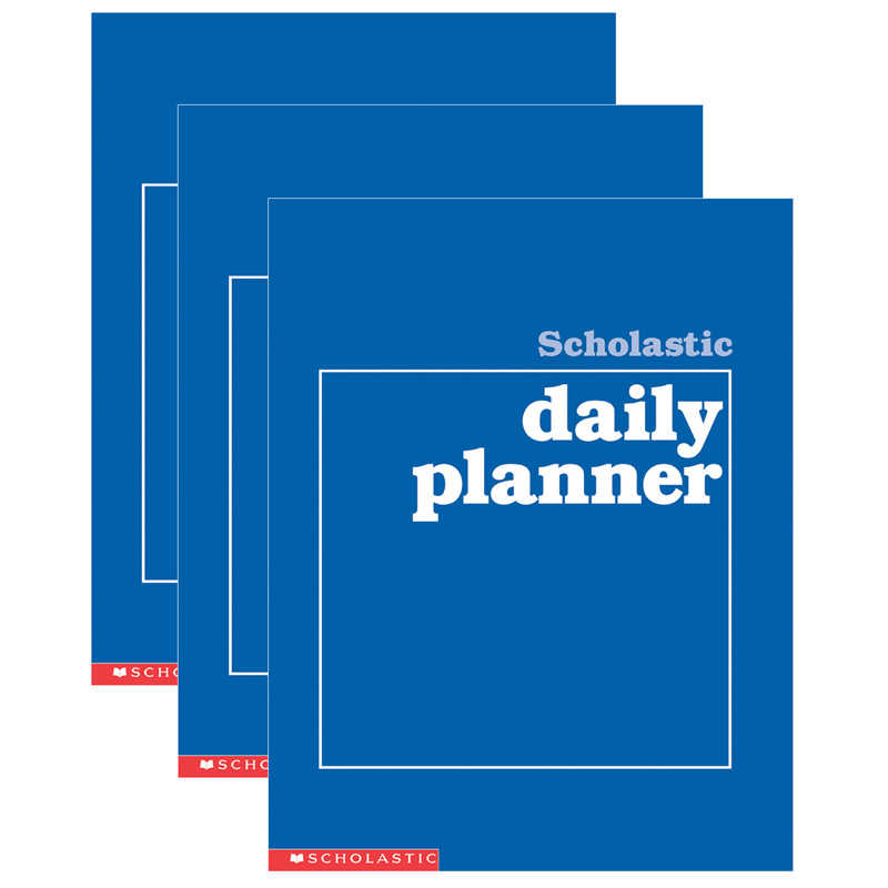 Scholastic Teaching Resources Scholastic Daily Planner, Pack of 3