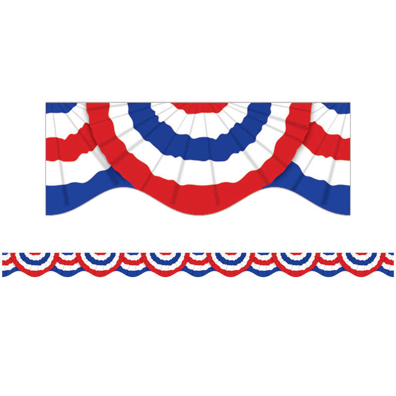 Scholastic Patriotic Bunting Trimmer
