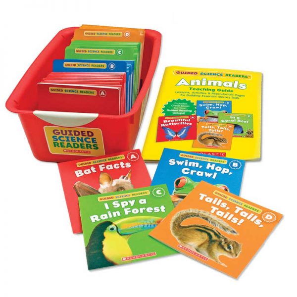 Scholastic Guided Science Readers Super Animals Book Set, Grade K-1