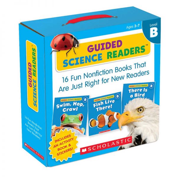 Scholastic Guided Science Reader, Levels B, Parent Pack, Pack of 16 Books
