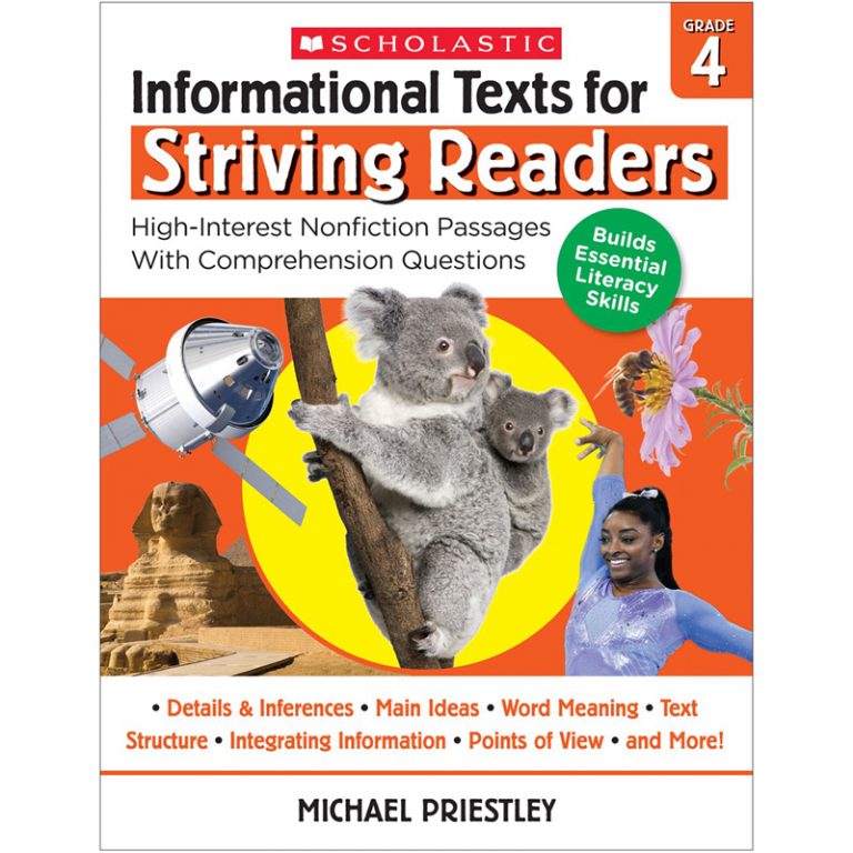 Scholastic Teacher Resources Informational Texts for Striving Readers: Grade 4