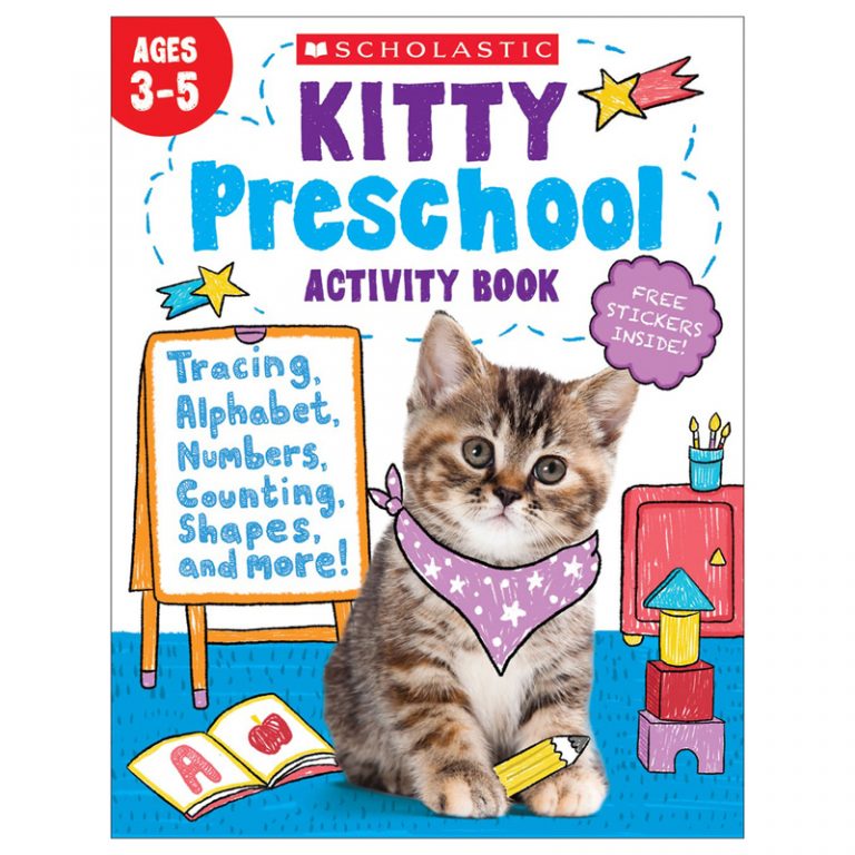 Scholastic Teacher Resources Kitty Preschool Activity Book