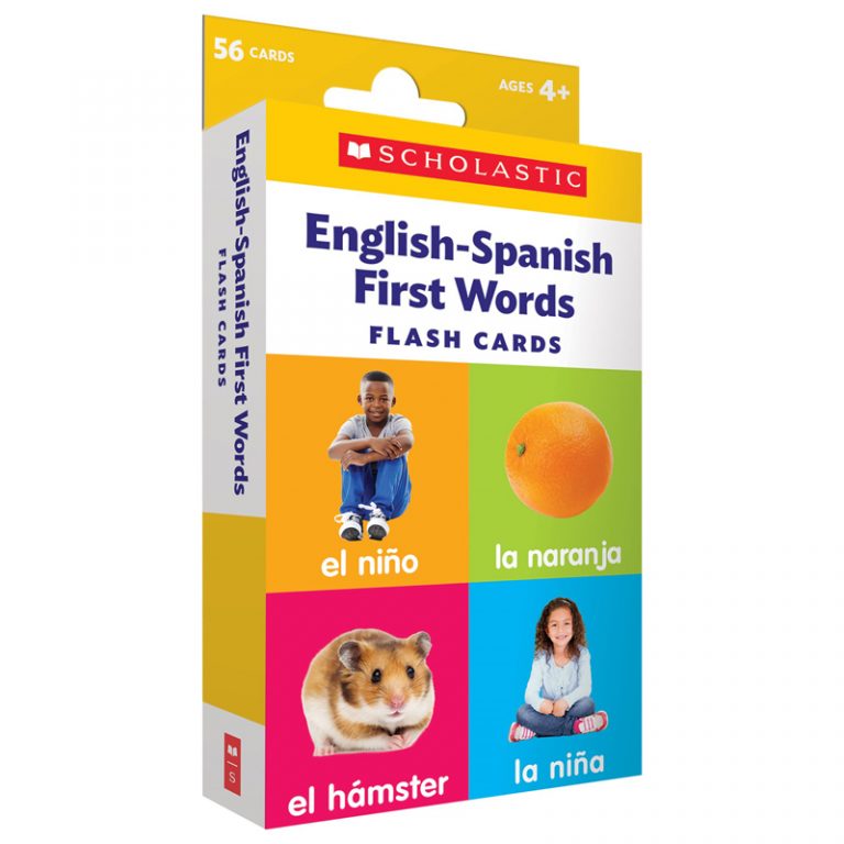Scholastic Teacher Resources Flash Cards: English-Spanish First Words