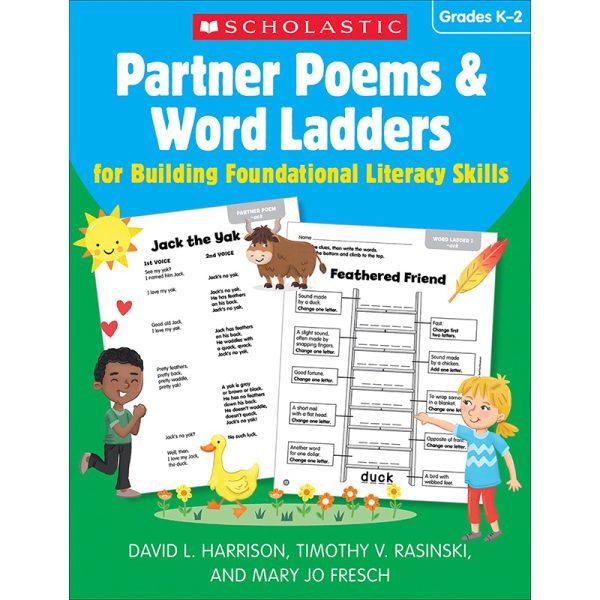 Scholastic Teacher Resources Partner Poems & Word Ladders for Building Foundational Literacy Skills: Grades K–2