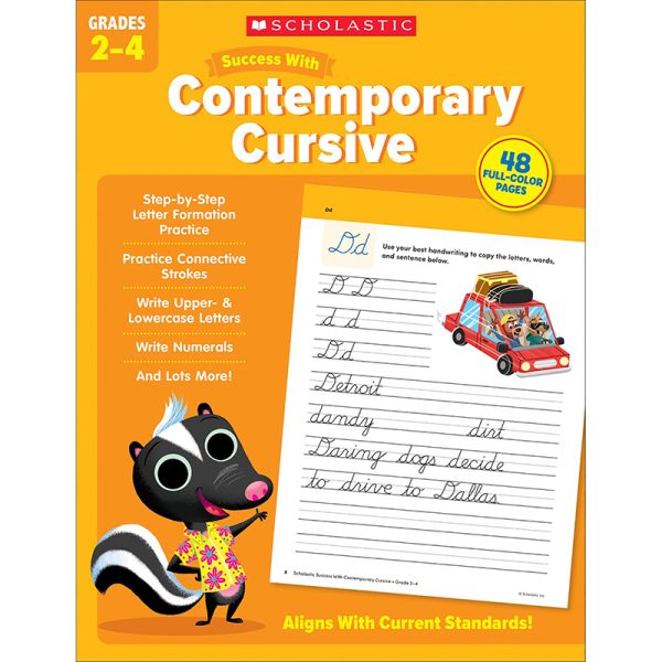 Scholastic Teacher Resources Success With Contemporary Cursive: Grades 2–4