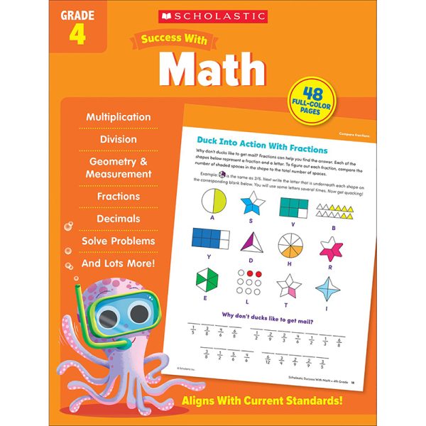 Scholastic Teacher Resources Success With Math: Grade 4