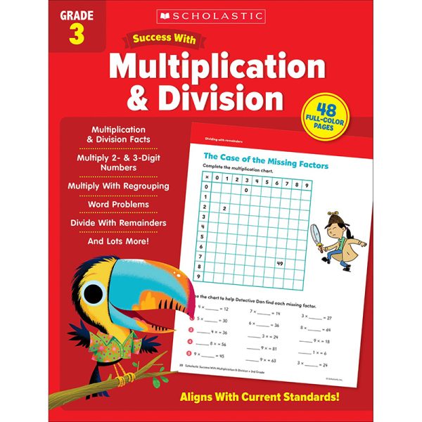 Scholastic Teacher Resources Success With Multiplication & Division: Grade 3