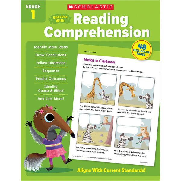 Scholastic Teacher Resources Success With Reading Comprehension: Grade 1