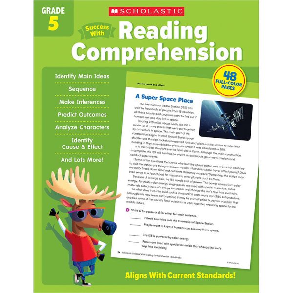 Scholastic Teacher Resources Success With Reading Comprehension: Grade 5