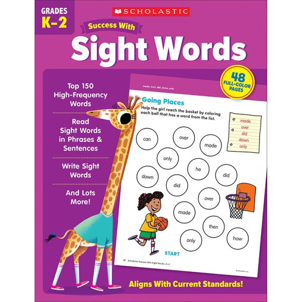 Scholastic Teacher Resources Success With Sight Words