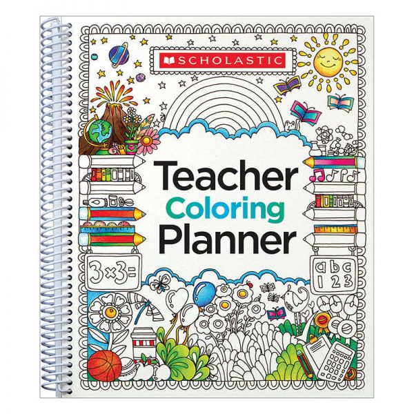 Scholastic Scholastic SC-809292 Teacher Coloring Planner