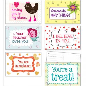Scholastic Valentine's Day Postcards, Pack of 36